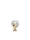 Ouie 14k Gold And Sterling Silver Keyring Single Earrings In Gold