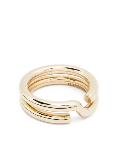 OUIE 14K YELLOW GOLD KEYRING RING