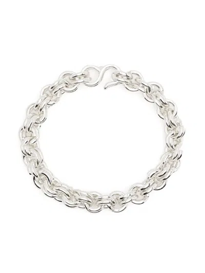 OUIE RECYCLED SILVER KEYRING BRACELET