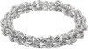Ouie Silver Keychain Bracelet In 925 Sterling Silver