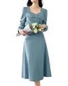 Ounixue 2pc Blouse & Skirt Set