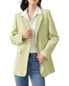 Ounixue Blazer In Green