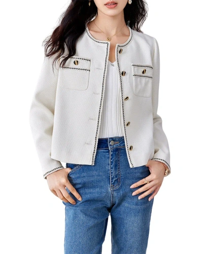 Ounixue Blazer In White