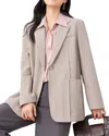Ounixue Blazer In Brown
