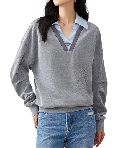 Ounixue Blouse In Grey