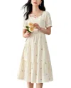 Ounixue Dress In Beige