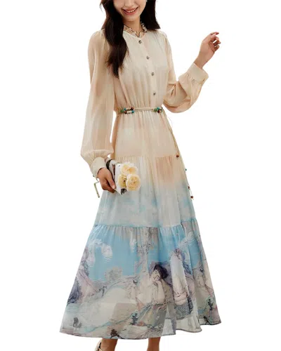 Ounixue Maxi Dress In Multi