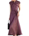 Ounixue Maxi Dress In Burgundy