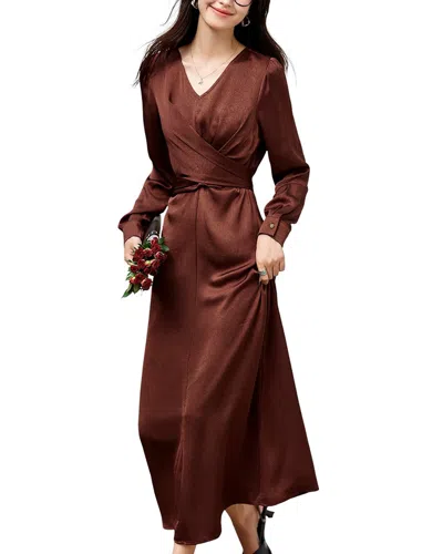Ounixue Maxi Dress In Brown