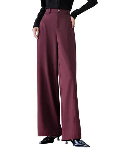 Ounixue Pants In Burgundy