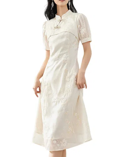 Ounixue Short Sleeve Midi Dress
