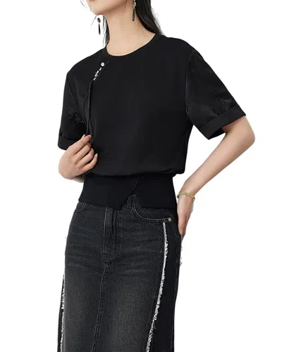 Ounixue T-shirt In Black