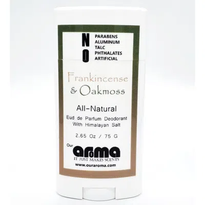 Our Aroma 2.5 oz Frankincense & Oakmoss All-natural Deodorant