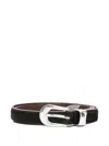 Our Legacy Pony Hair Belt In Black