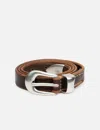 Our Legacy 2 Cm Belt In Brown