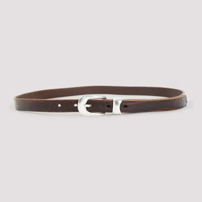 Our Legacy 2 Cm Belt In Brown