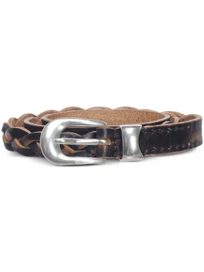 Our Legacy 2 Cm Braided Belt Belts Black