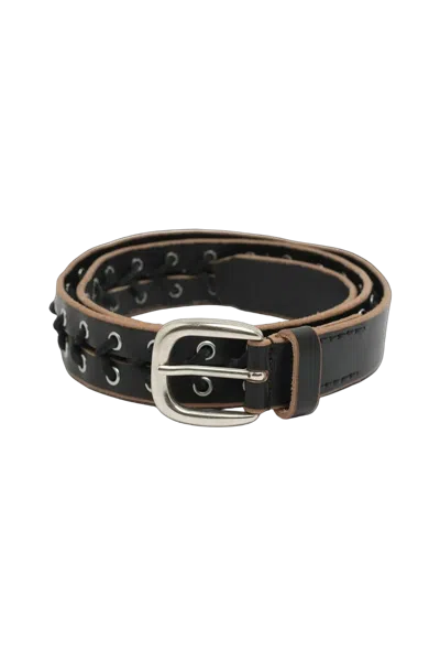 Our Legacy 3 Cm Corset Belt In Green