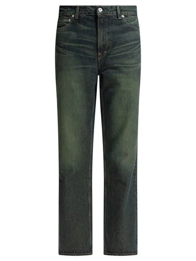 Our Legacy Straight Leg Jeans In Green