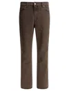 Our Legacy Straight-leg Faded Jeans In Brown