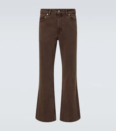 Our Legacy '70s Cut High-rise Bootcut Jeans In Brown