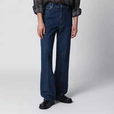 Our Legacy 70s Cut Highwaisted Flared Indigo Jeans In Blue