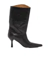 Our Legacy 80mm Slip-on Knee-length Boots In Black