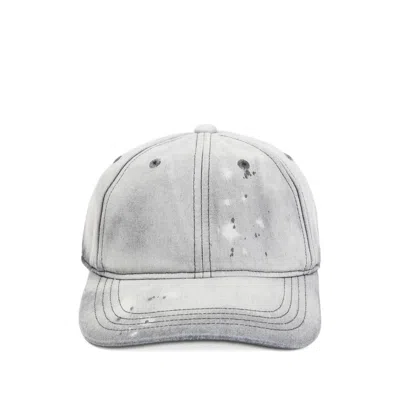 Our Legacy A2268boc Washed Cotton-blend Baseball Cap In Gray