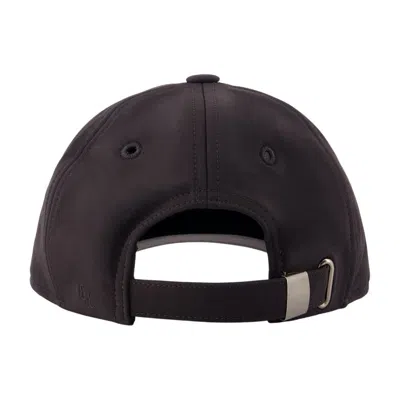Our Legacy A4258bp Synthetic Baseball Cap In Black