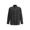 Our Legacy Above Shirt Black Checked Linen Blend Shirt - Above Shirt