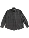 Our Legacy Check Pattern Button-down Shirt With Chest Pocket In Blue