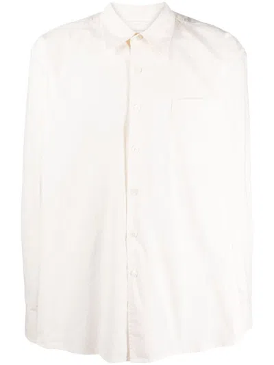 Our Legacy Above Shirt Clothing In Jet Stream White Poplin