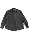 Our Legacy Check Pattern Button-down Shirt With Chest Pocket In Grau