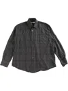 Our Legacy Check Pattern Button-down Shirt With Chest Pocket In Grey