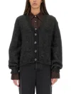 Our Legacy Academy Alpaca And Wool-blend Cardigan In Black