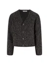 Our Legacy Bear Twist Mouline Wool Cardigan In Black