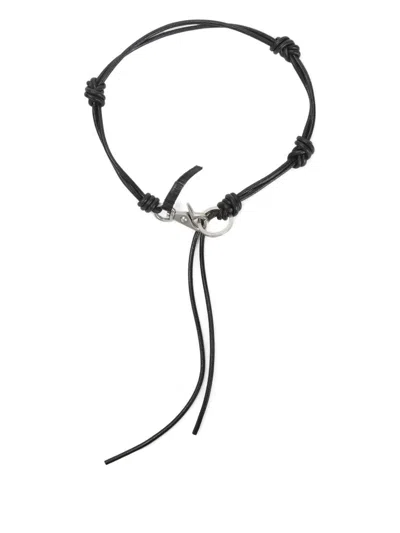 Our Legacy Accessory Leather "udon Ladon" In Black