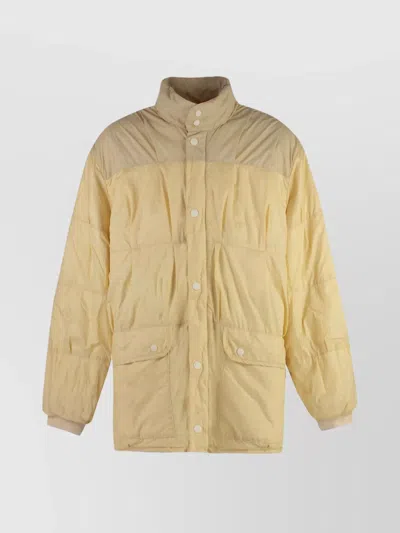 Our Legacy Adjustable Drawstring Technical Fabric Jacket In Yellow
