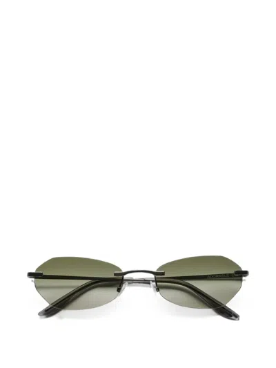 Our Legacy Adorable Rimless Geometric-frame Sunglasses In Black