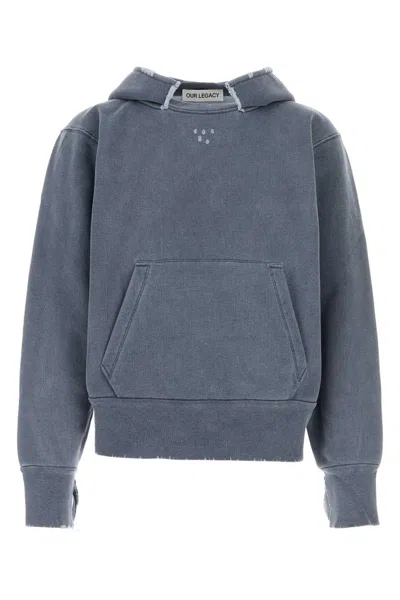 Our Legacy Air Force Blue Cotton Sweatshirt