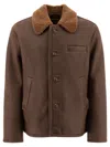 Our Legacy Brown Alaska Shearling Jacket