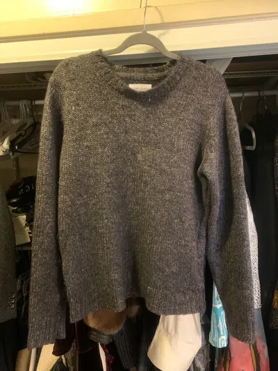 Pre-owned Our Legacy Alpaca-linen Sweater In Grey