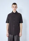 Our Legacy Brown Analog Shirt In Black