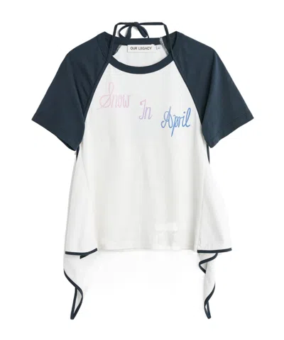 Our Legacy Apron Shigatsu-print T-shirt In White