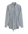 Shop Our Legacy Apron Shirt In Picnic Check Cotton Silk