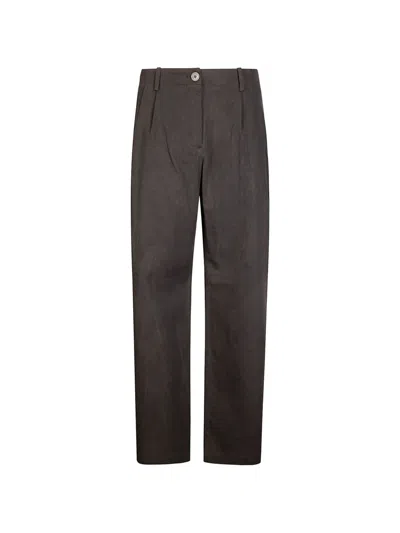 Our Legacy Arch Pleated Chino Pants In Brown