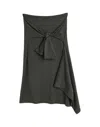 Our Legacy Women S Sash Skirt Dark In Gray