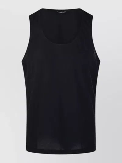Our Legacy Athletic Tank Top Round Neck Design In Black