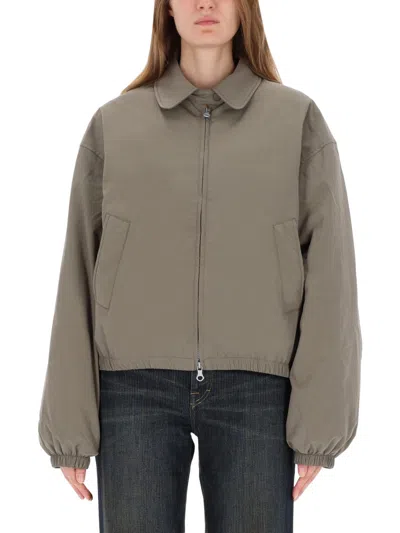 Our Legacy Avenue Cotton-blend Puffer Jacket In Brown