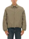 Our Legacy Avenue Puffa Jacket In Solaro Fabric In Green